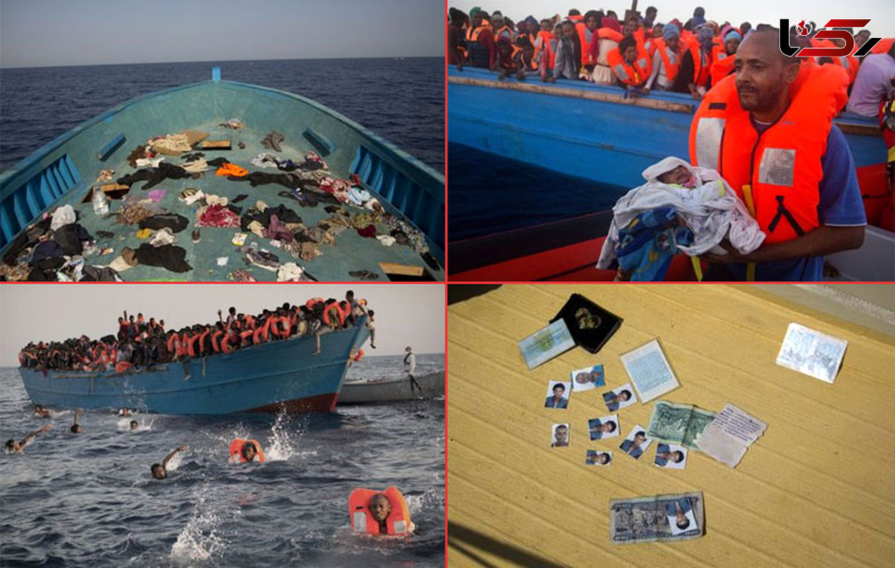 تصاویری تأثیرگذار از نجات 3 هزار مهاجر در دریای مدیترانه