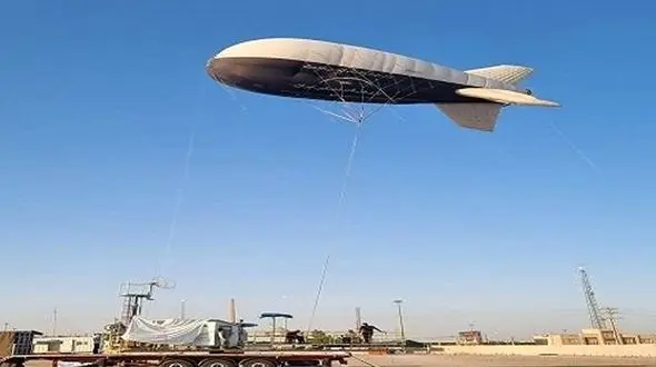 تصویر بالن فضایی در مرز مهران