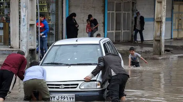فیلم طغیان رودخانه‌ها در لرستان