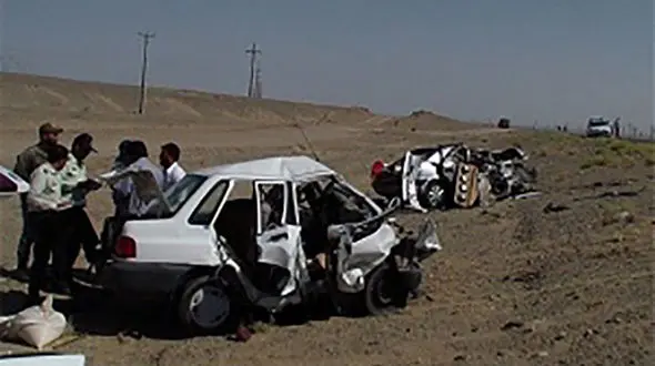 چهار کشته بر اثر برخورد ۲ پراید