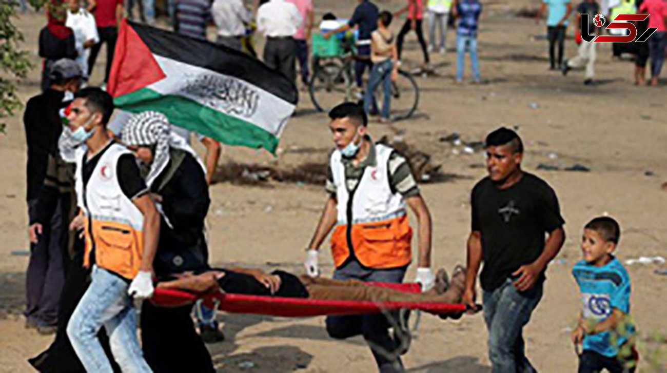 
مجروح شدن ۴۶ فلسطینی در راهپیمایی بازگشت در غزه
