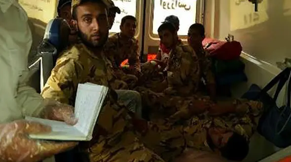 سانحه رانندگی برای ۸ سرباز پادگان 04 ارتش در نوشهر