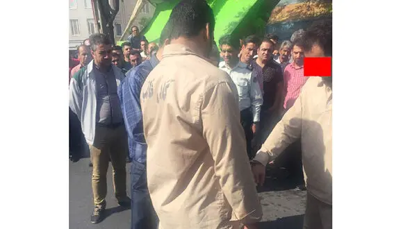 بازسازی صحنه جنایت هولناک در حلقه تماشاچیان + عکس