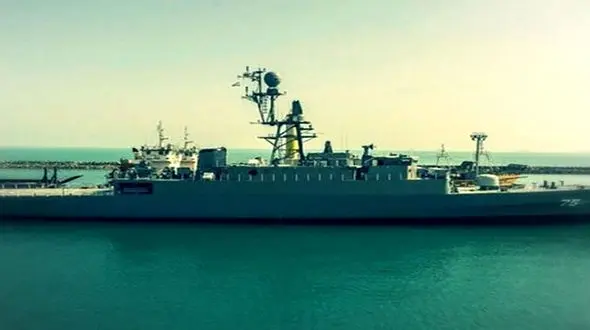 جزئیات آرایش تسلیحاتی ناوشکن دنا در خلیج فارس