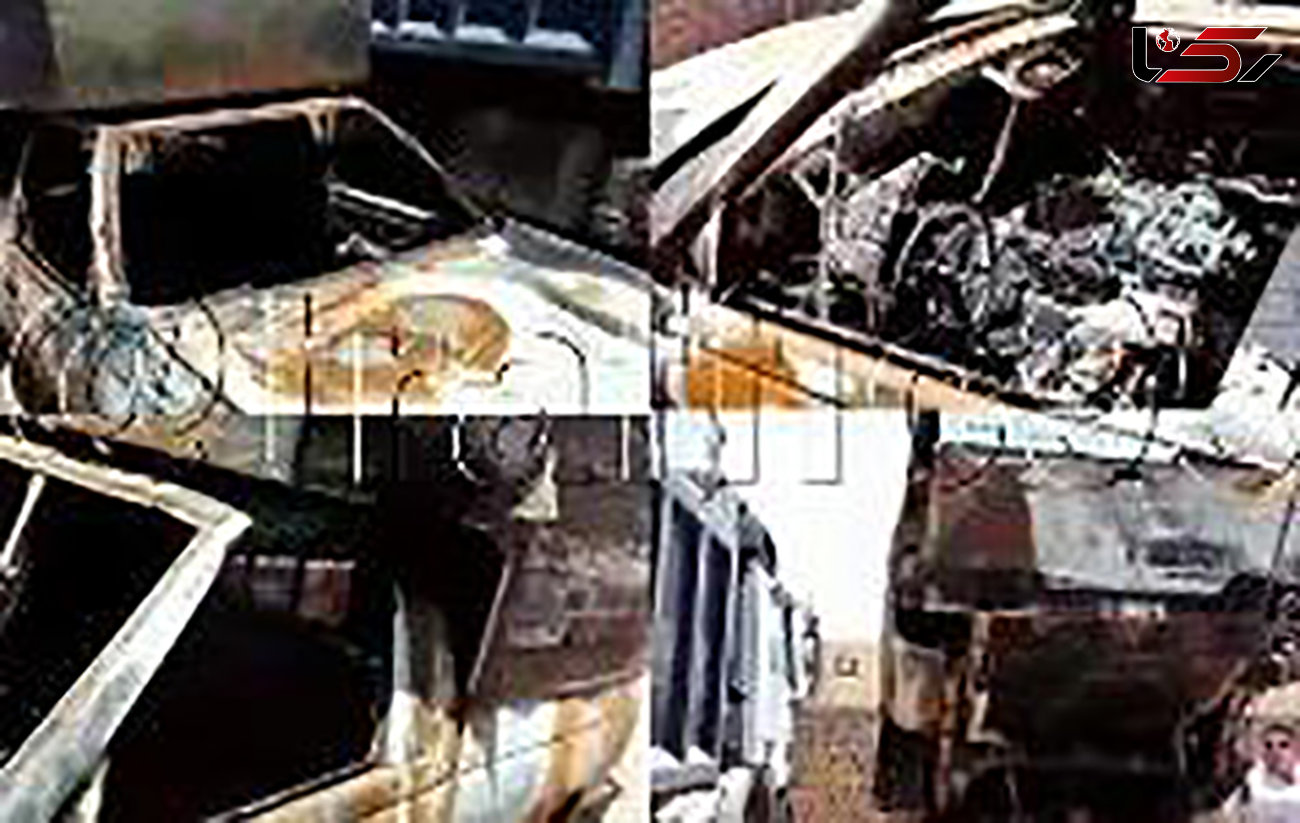 جزئیات سوختن 2 کودک در آتش وانت پژو/ در رفتن چرخ خودرو مدل 94 علت حادثه