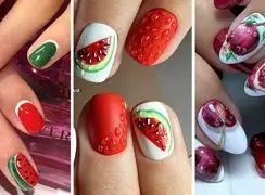 زیباترین طرح‌ های ناخن یلدایی برای شب خاطره‌ انگیز یلدا + فیلم