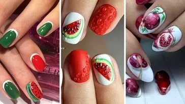 زیباترین طرح‌ های ناخن یلدایی برای شب خاطره‌ انگیز یلدا + فیلم