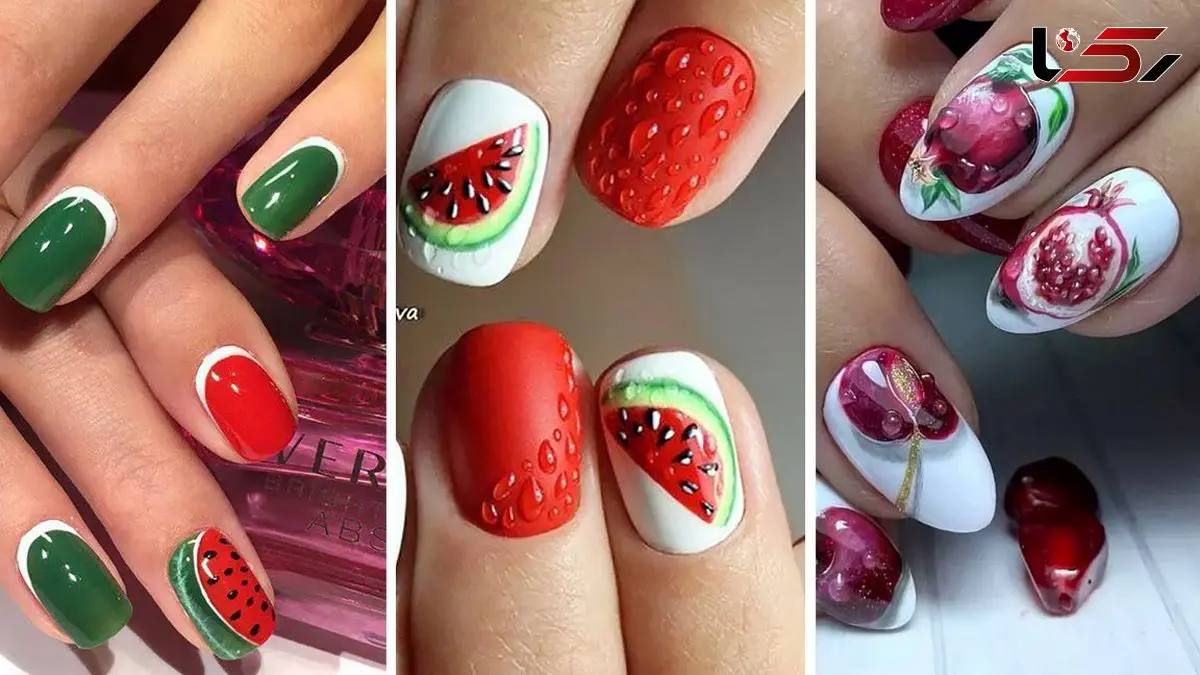 زیباترین طرح‌ های ناخن یلدایی برای شب خاطره‌ انگیز یلدا + فیلم