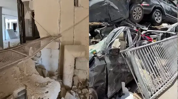 گزارش تصویری از ویرانی های اسرائیل در حملات موشکی ایران