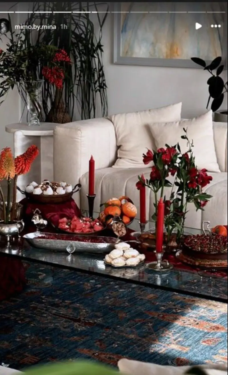 شب یلدای بهرام رادان و مینا مختاری