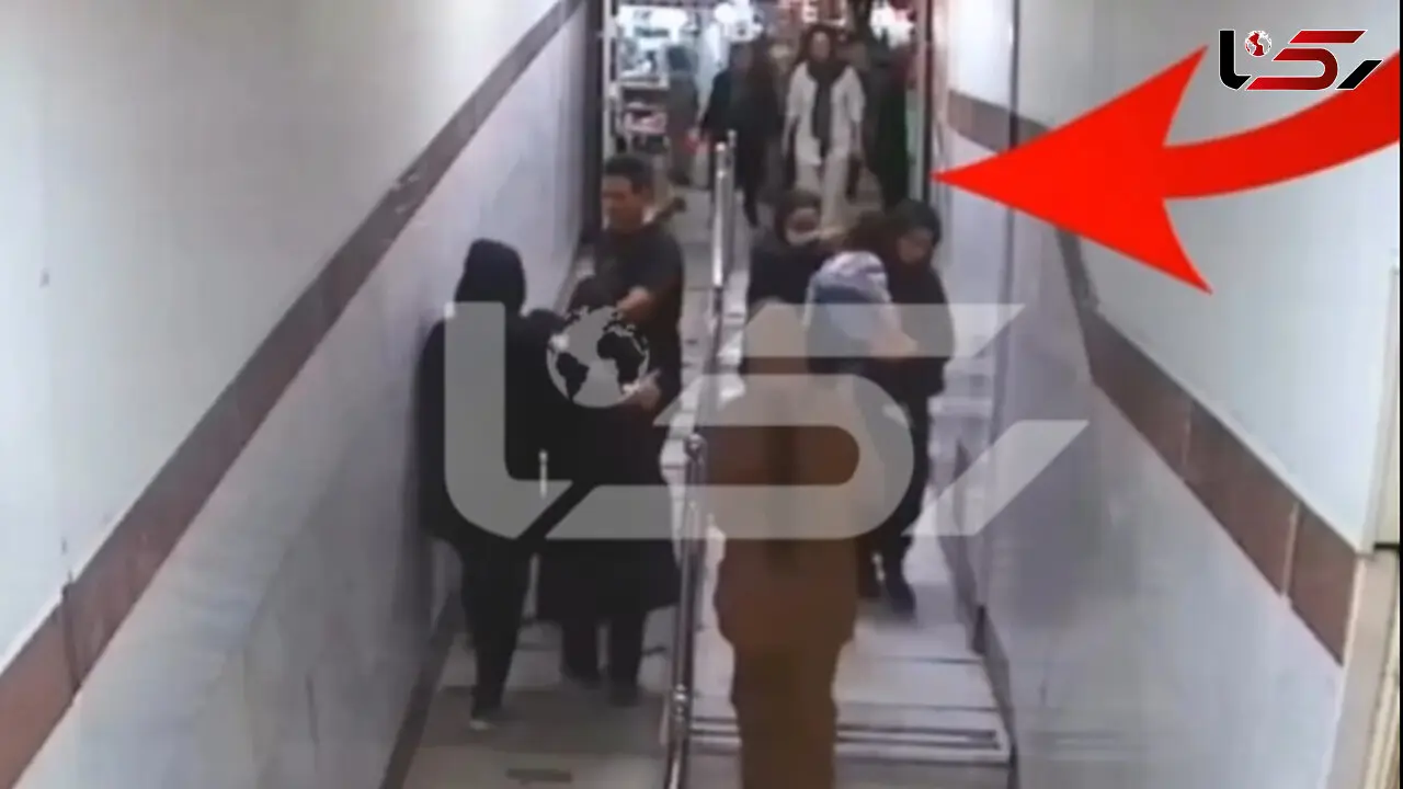 فیلم سرقت عجیب در درمانگاه امام رضا کرمانشاه / دزدی گوشواره از گوش دختربچه در آغوش مادر