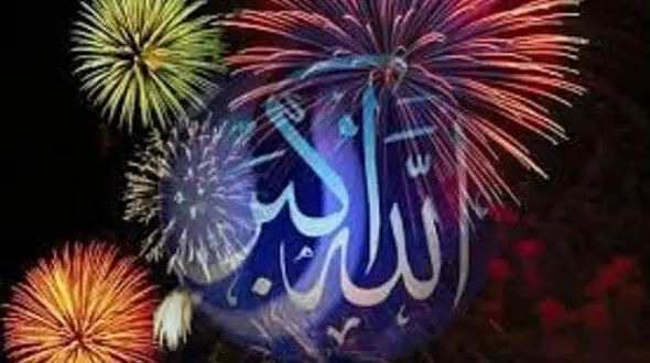 طنین گلبانگ الله اکبر از گلدسته های حرم رضوی و نورافشانی آسمان مشهد