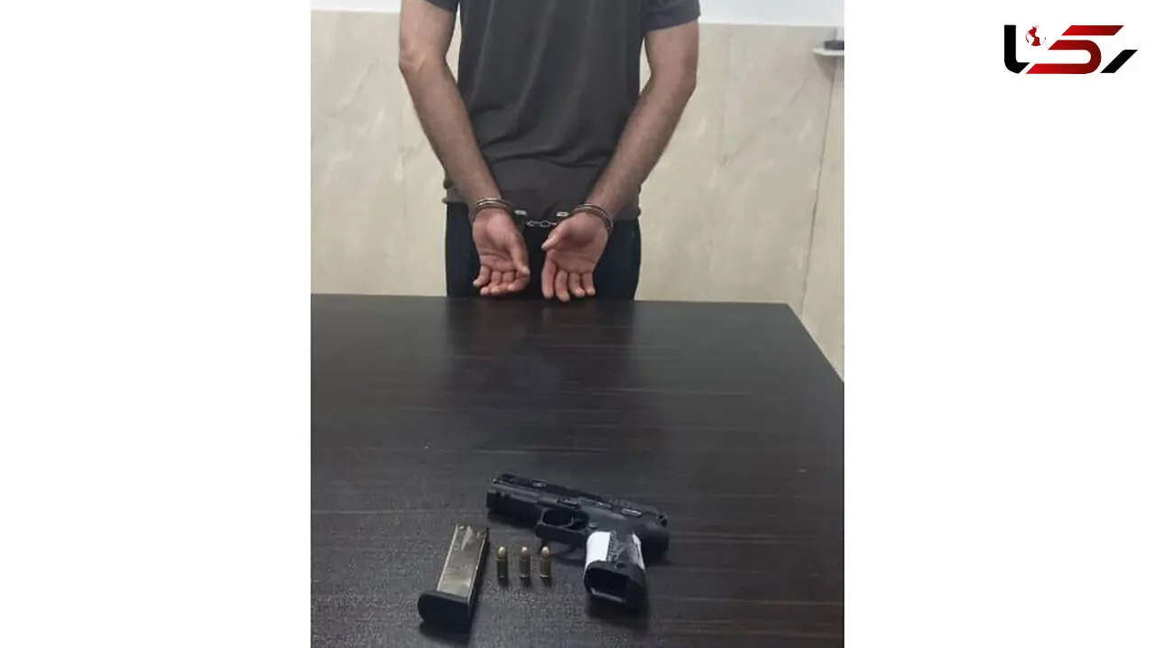 بازداشت مرد مسلح که در مراسمات عروسی و عزا تیراندازی می کرد / پلیس آبادان فاش کرد + عکس