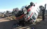 واژگونی مرگبار مینی‌بوس در جاده مرودشت 