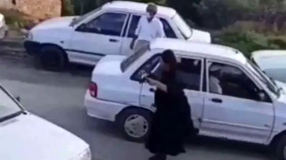 فیلم بی قراری نوعروس هنگام خاکسپاری میلاد احمد پور تازه داماد