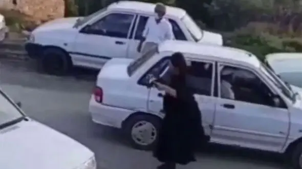 فیلم بی قراری نوعروس هنگام خاکسپاری میلاد احمد پور تازه داماد