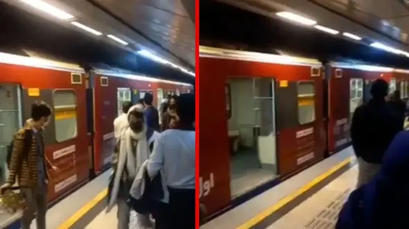 سوختن چربی مسافران متروی تهران را فراری داد + فیلم 