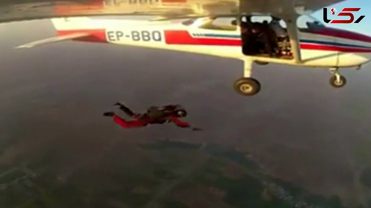 فیلم لحظه پرش از ارتفاع اولین دختر پرنده ایرانی! + عکس