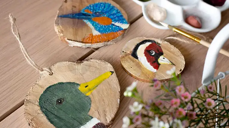 نقاشی روی چوب: از طراحی های ساده تا آثار هنری