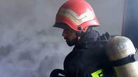 مهار آتش در یک مخزن قدیمی گازوئیل / در خوزستان رخ داد