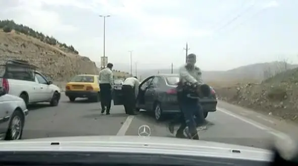 فیلم تعقیب و گریز هالیوودی پلیس تهران با تبهکاران 