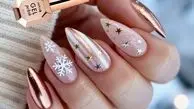 طرح برف روی ناخن؛ جلوه ای جذاب برای روزهای سرد