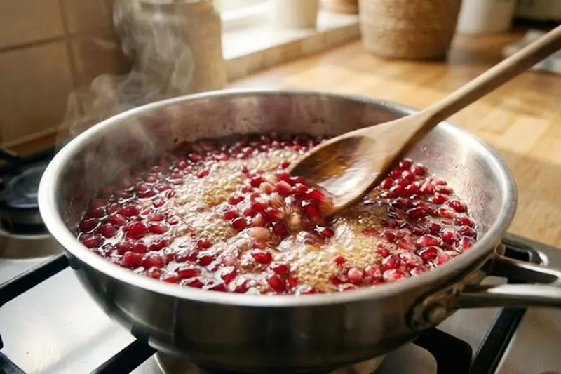کمپوت انار داغ، دسر مناسب شب یلدا