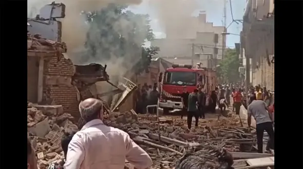 جزئیات انفجار ساختمان 8 طبقه در شیراز