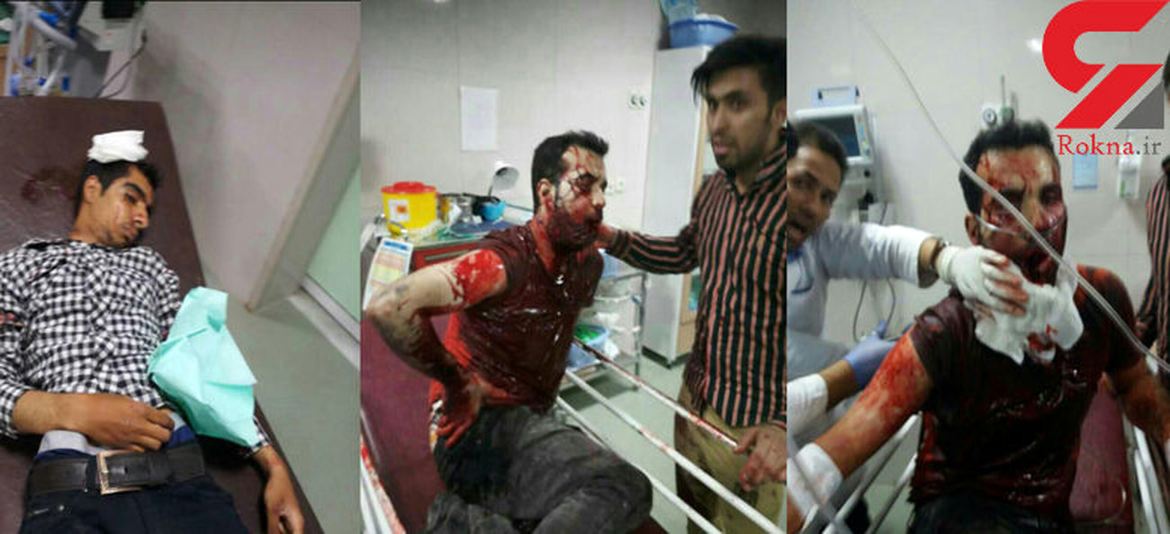 عکس های دلخراش از حوادث شب چهار شنبه کازرون / اطلاعیه وزارت کشور  