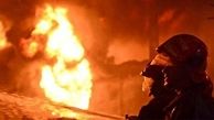 آتش سوزی عمدی کمپ ترک اعتیاد برای فرار معتادان جنوب تهران