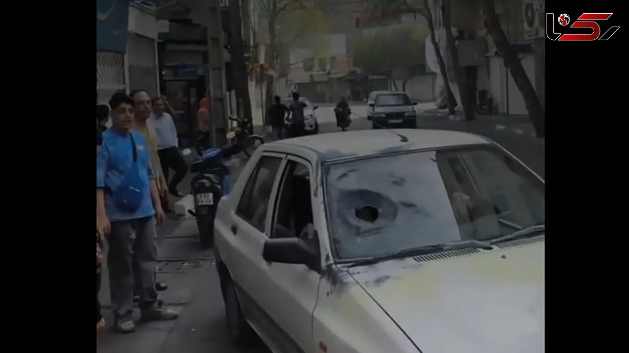 فیلم انفجار پراید در چهارشنبه سوری تهران ! / انگار جنگه !