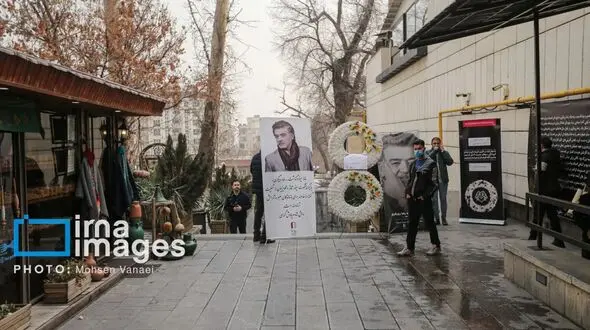حضور برخی هنرمندان در مراسم یادبود رضا رویگری 