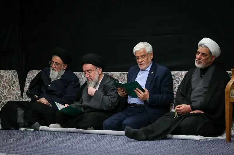 رهبر انقلاب حضرت آیت الله خامنه ای در مراسم بزرگداشت شهدای جنگ تحمیلی اخیر 7-5-1404