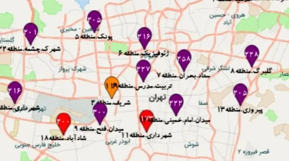  تهران در شرایط «بسیار ناسالم» قرار گرفت/ساعت ۱۳ تا ۱۸، اوج غلظت آلاینده ازن
