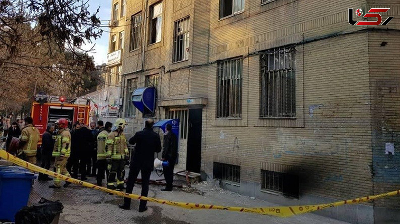 ساختمان یک شرکت بیمه‌ای طعمه حریق شد/ ۳۰ تهرانی نجات یافتند + تصاویر