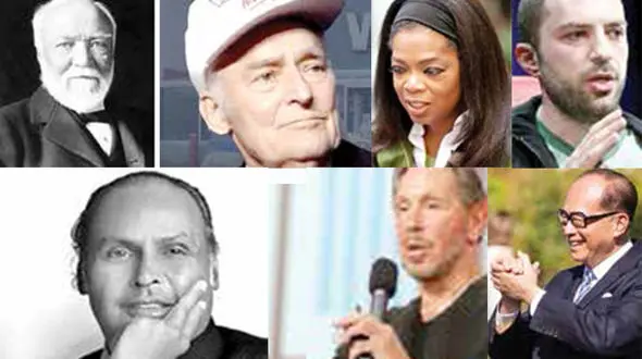 7  ژنده پوش میلیاردر را بشناسید + عکس