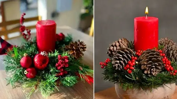 دیزاین شب یلدا با شمع و کاج؛ تجربه ای خاص و لوکس با 15 مدل منتخب