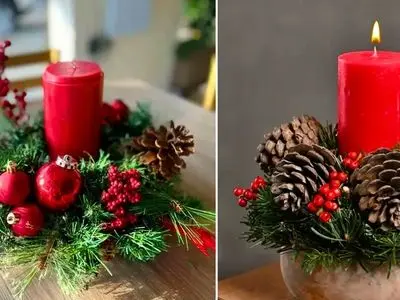 دیزاین شب یلدا با شمع و کاج؛ تجربه ای خاص و لوکس با 15 مدل منتخب