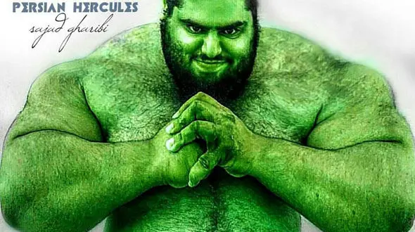 جواب کوبنده هالک ایرانی به داعش /  "هرکول ایرانی" جهانی شد+مجموعه عکس