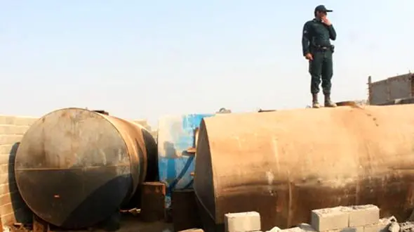 ۱۵۰ هزار لیتر نفت خام قاچاق در شهرستان اهواز کشف شد