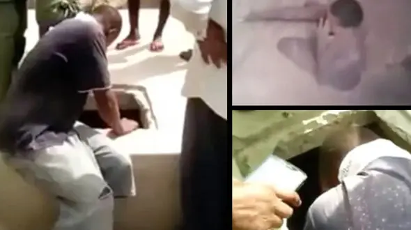 زنده به گور کردن نوعروس در یک دخمه زیرزمینی +فیلم وعکس (16+)