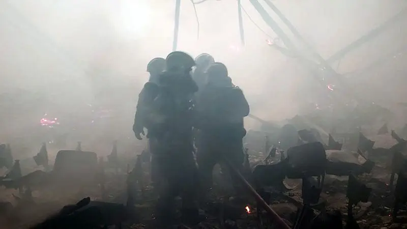 آتش سوزی صبحگاهی در سینما ایران لاله زار