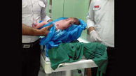 نوزاد لردگانی قبل از رسیدن به بیمارستان متولد شد +عکس