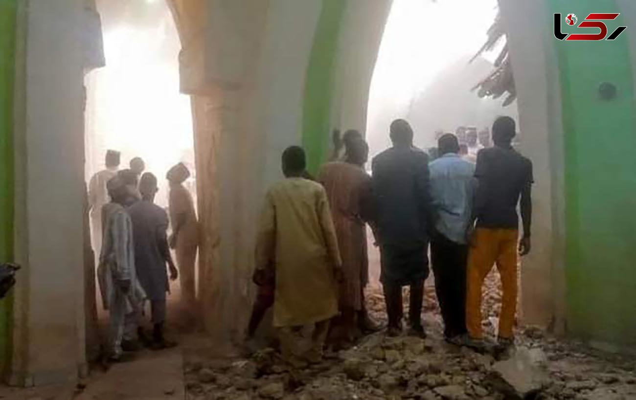 مرگ تلخ 10 نمازگزار در  ریزش مسجد در شمال نیجریه 
