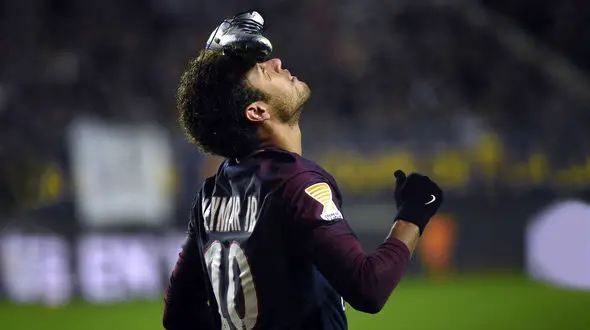 شادی عجیب نیمار بعد از اولین گلش در سال جدید + فیلم