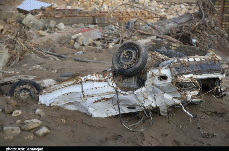 تخریب کامل روستای «چم‌مهر»