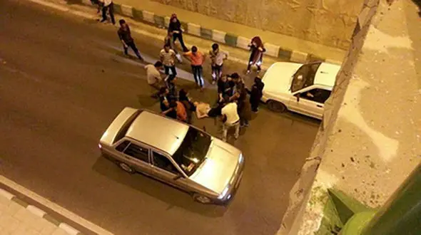 تصاویر وحشتناک خودکشی در شامگاه اتوبان صیاد تهران +عکس ها(14+)