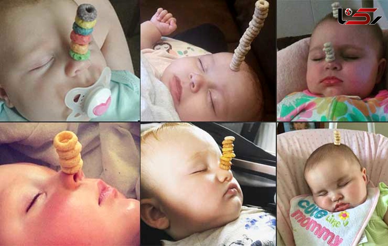 چالش اینترنتی  پدران با نوزادان در خواب+عکس