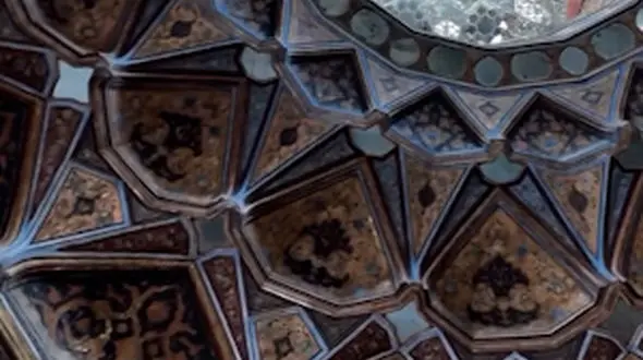  سقف کاخ هشت بهشت اصفهان