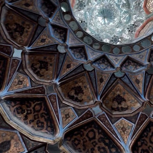  سقف کاخ هشت بهشت اصفهان